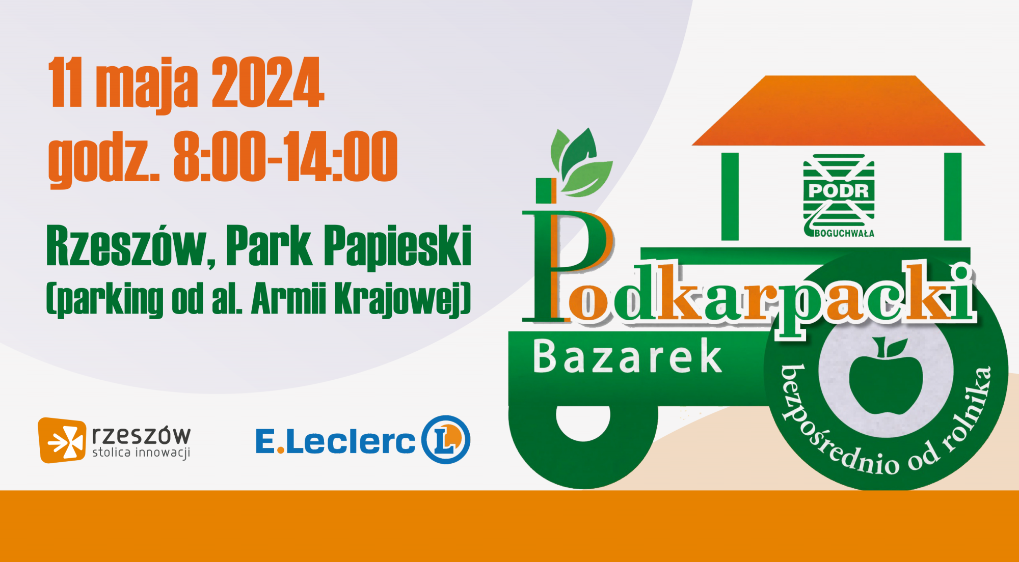 Grafika promująca podkarpacki bazarek